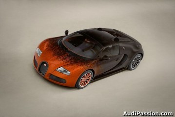 Bugatti présente une oeuvre d´art exceptionnelle - Interprétation de la Bugatti Grand Sport par l´artiste Bernar Venet