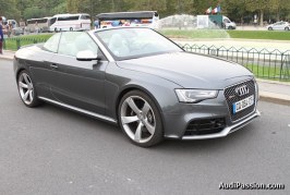 Essai de l'Audi RS 5 Cabriolet en milieu urbain