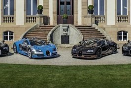Bugatti a présenté à Pebble Beach les six  modèles de son édition « Les Légendes de Bugatti »
