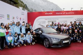 Audi débute la saison de championnat du monde de ski alpin à Sölden