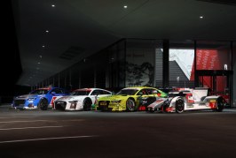 Audi Sport présente ses voitures pour la saison 2015 et ses nouveaux locaux