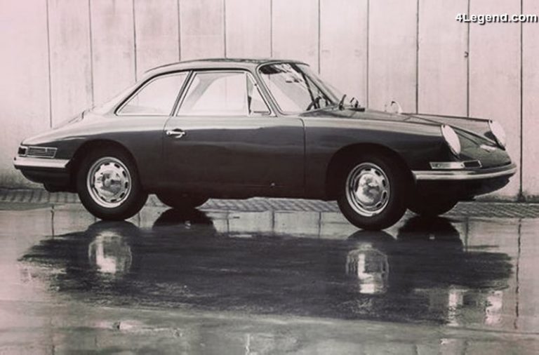 Miniature AutoCult 1/43 Porsche 754 T7 Prototype 901/911 Coupé 1959 - Résine Blanche (ATC90328)