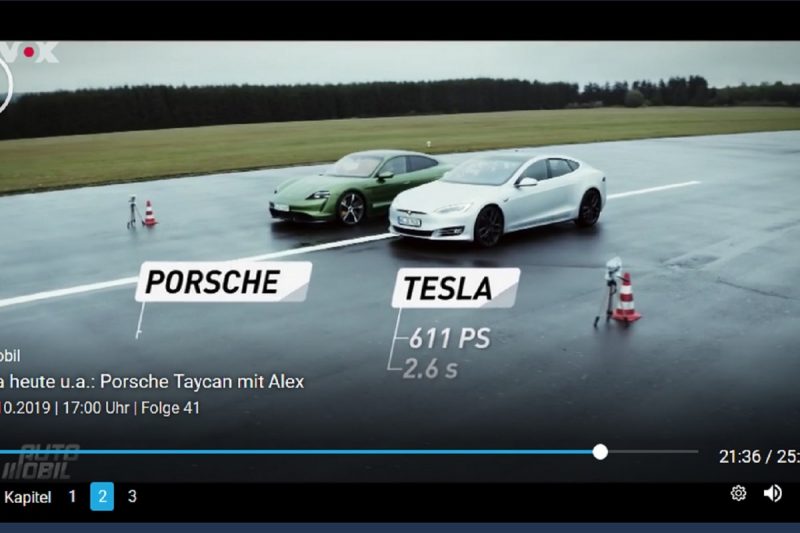 Porsche Taycan Turbo S vs Tesla Model S P100D : Quelle est la meilleure ...