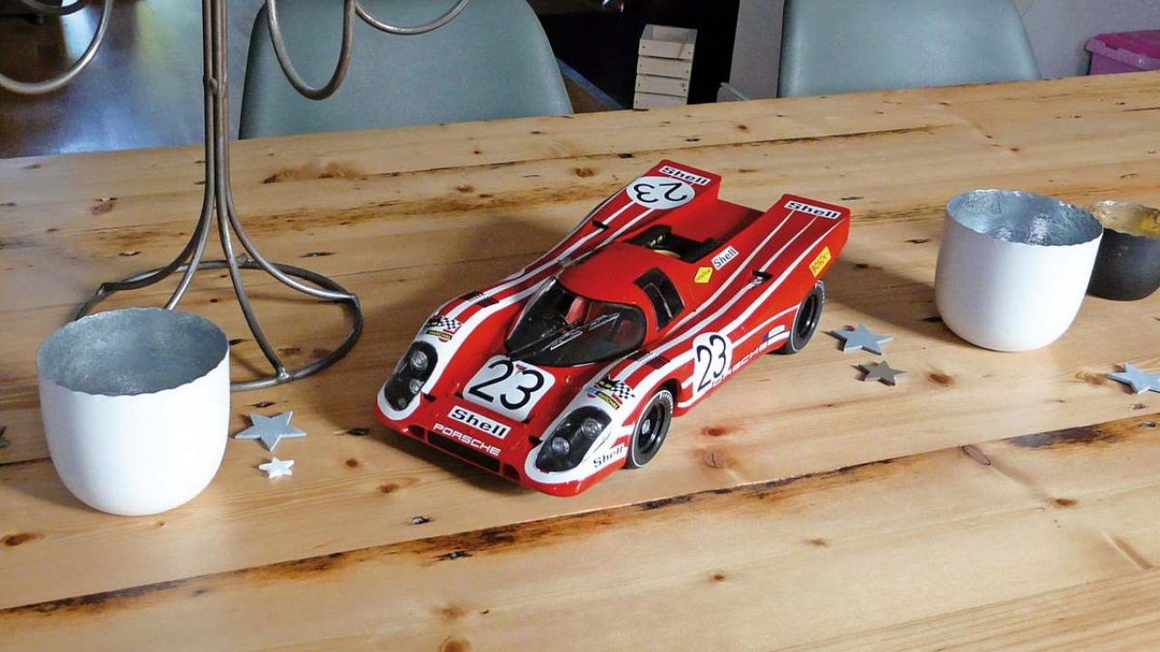 Norev - 187580j - Porsche - 917 K - Gp De Magny Cours 1970 - chelle 1/18 - Jeux - Jouets