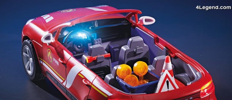 PLAYMOBIL® 70277 Porsche Macan S Vigili Del Fuoco Con Luce E Suono - Edizione Collezionabile