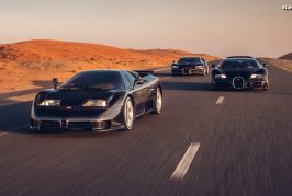 Bugatti EB110, Veyron & Chiron - Shooting photo à Dubaï