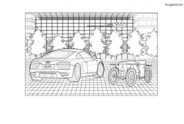 Un cahier de coloriage Audi à télécharger pour occuper vos enfants