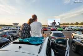 Lancement réussi du cinéma en plein-air de Porsche à Leipzig