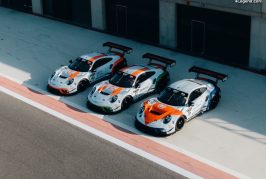 Décoration Gulf pour les Porsche 911 GT3 R de GPX Racing