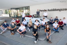 143 apprentis débutent leur carrière chez Porsche