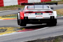 Première course de l'Audi RS 5 DTM sur le circuit du Grand Prix du Nürburgring
