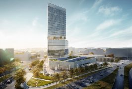 Bonne avancée de la construction de la Porsche Design Tower et du Porsche Center Stuttgart