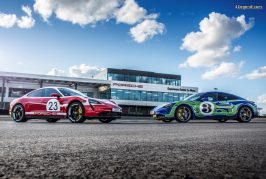 Des livrées hommage sur des Taycan pour les 50 ans de la 1ère victoire de Porsche au Mans