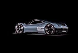 Porsche Vision 916 de 2016 - Une sportive électrique compacte