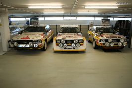 Visite du principal stock des véhicules d'Audi Tradition