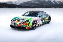 Vente du Porsche Taycan Artcar créé par l’artiste Richard Phillips