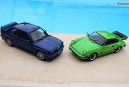 Stars des années 80 - Miniatures Solido Porsche 911 Carrera 3.0 vs BMW M3 au 1:18