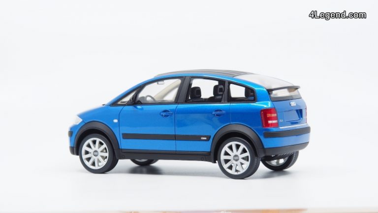 Audi A2 2003 Orange 1/18 DNA Collectibles - Modèle Neuf - Réf DNA000085