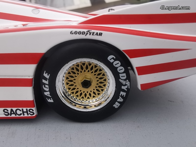 Porsche 956LH 24 Ore Le Mans 1986 #8 - Modellino Solido 1:18 Pressofuso - NUOVO