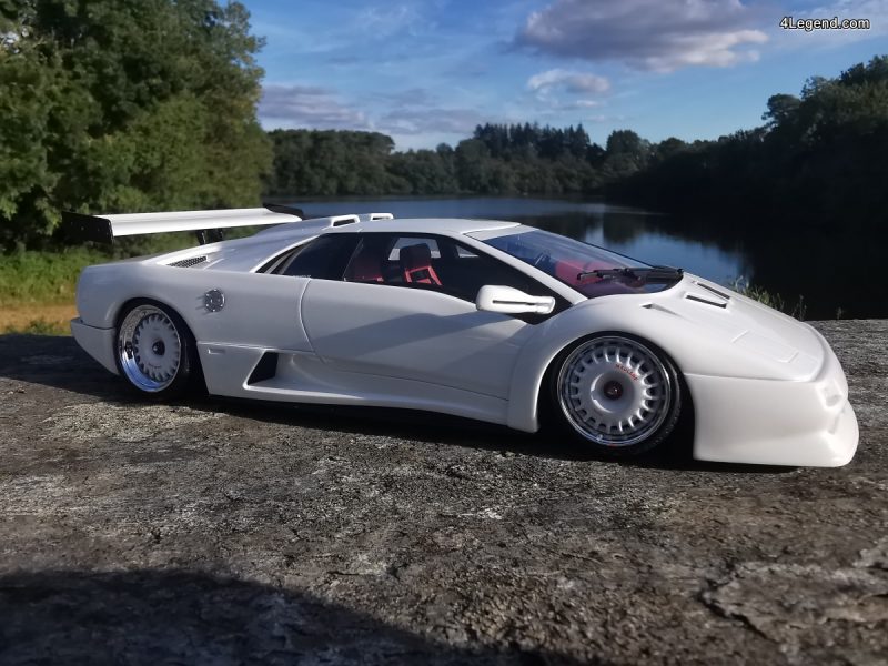 Miniature Lamborghini Madlane Diablo K.O par GT Spirit au 1:18