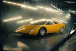 Reconstruction de la première Lamborghini Countach, la LP 500 de 1971