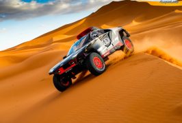 Nouveaux essais de l'Audi RS Q e-tron au Maroc afin de se préparer pour le Rallye Dakar