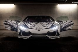 Une Lamborghini Huracán EVO Art Car crée par l’artiste Paolo Troilo