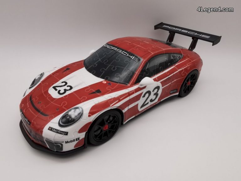 Puzzle 3D Porsche 911 GT3 Cup Ravensburger - 108 Pièces Sans Colle - À Partir De 10 Ans - Modèle à Assembler