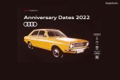 Dates d'anniversaires d'Audi en 2022