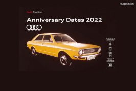 Dates d'anniversaires d'Audi en 2022