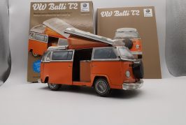 Miniature Volkswagen Bulli T2 Westfalia à monter au 1:18 – Edition Franzis