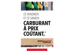 Bon plan : Les carburants à prix coûtant également chez Intermarché