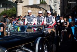 24H Mans 2022 - Les pilotes Porsche à la Parade des Pilotes