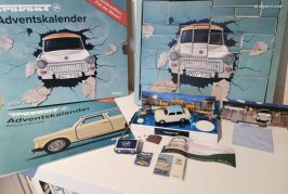 Calendrier de l’Avent Trabant Chute du mur de Berlin - Miniature au 1:43 - Edition Franzis