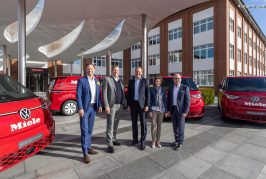 Livraison des premiers VW ID. Buzz Cargo à Miele