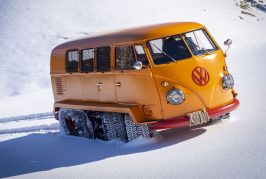 VW T1 Raupen-Fuchs de 1962- Un Combi unique à 4 essieux doté de chenilles
