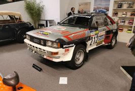 Audi quattro prototype du Paris-Dakar 1986 avec un moteur V8 Rover