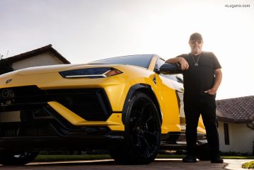 Le batteur Jason Bonham au volant de la Lamborghini Urus Performante
