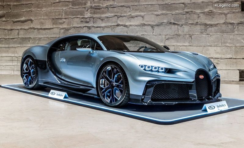 Record de vente automobile pour la Bugatti Chiron Profilée : 9,7 M