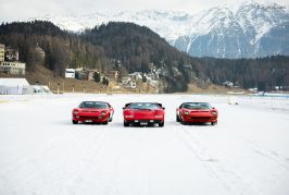 Lamborghini Polo Storico au THE ICE 2023 à St. Moritz