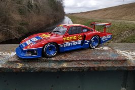 Miniature Porsche 935 JR-001 Moby Dick 6h Mid-Ohio 1983 de Solido au 1:18