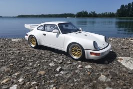 Miniature Porsche 911 Carrera RSR 3.8 Type 964 blanche au 1:18 par GT Spirit – GT716