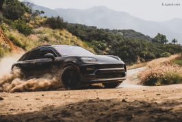 Le nouveau Porsche Macan 100% électrique se dévoile lors d'essais
