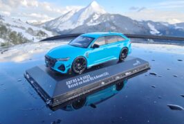 Nouvelle miniature ABT RS6-R bleu Miami de 2022 par Solido au 1:43