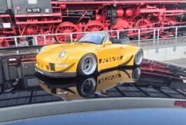 Miniature Porsche 911 RWB Nohra jaune au 1:18 par GT Spirit – GT450