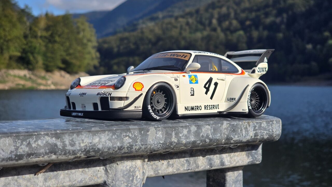 Figurine 1/18 Porsche Rwb Akira Nakai San Vroom Not Peint for Gt Spirit
