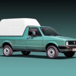 VW Caddy 1 – Le pick-up sur base de Golf 1 né aux USA et produit de 1982 à 1992