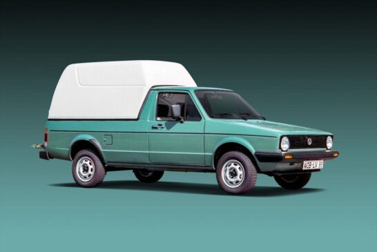 VW Caddy 1 - Le pick-up sur base de Golf 1 né aux USA et produit de 1982 à 1992