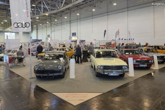 Trois anniversaires Audi réunis sur le stand de l'Audi Club International à Retro Classics Essen 2026