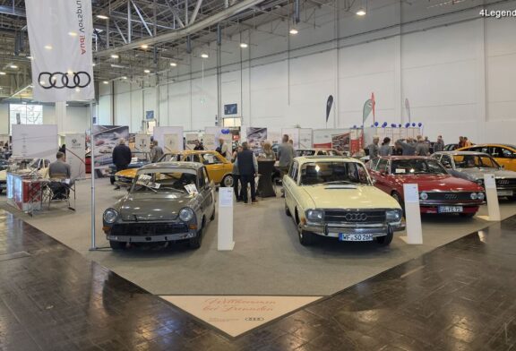 Trois anniversaires Audi réunis sur le stand de l'Audi Club International à Retro Classics Essen 2026